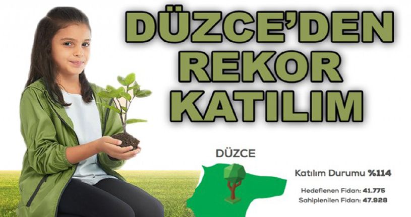 Düzce'den Rekor Katılım