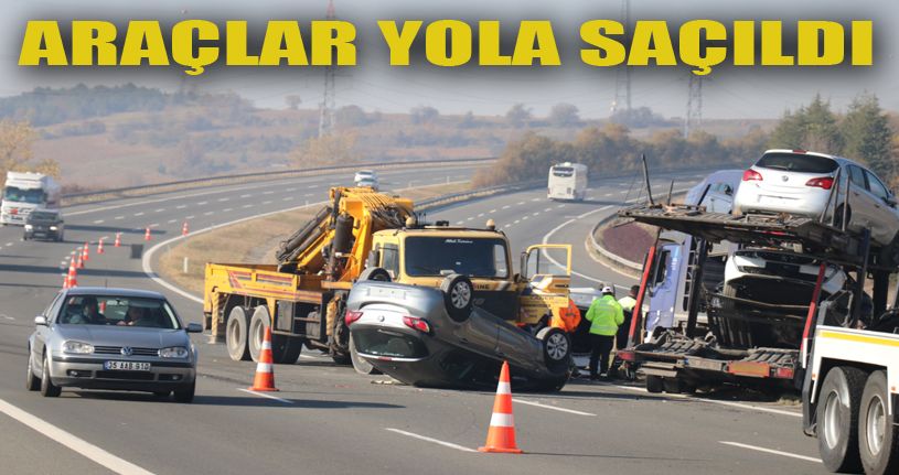 Sıfır otomobiller hurdaya döndü