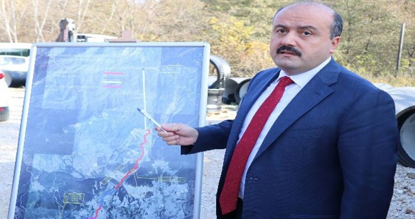 Bakan Yardımcısı Metin, Karadere Tüneli’nde İncelemede Bulundu