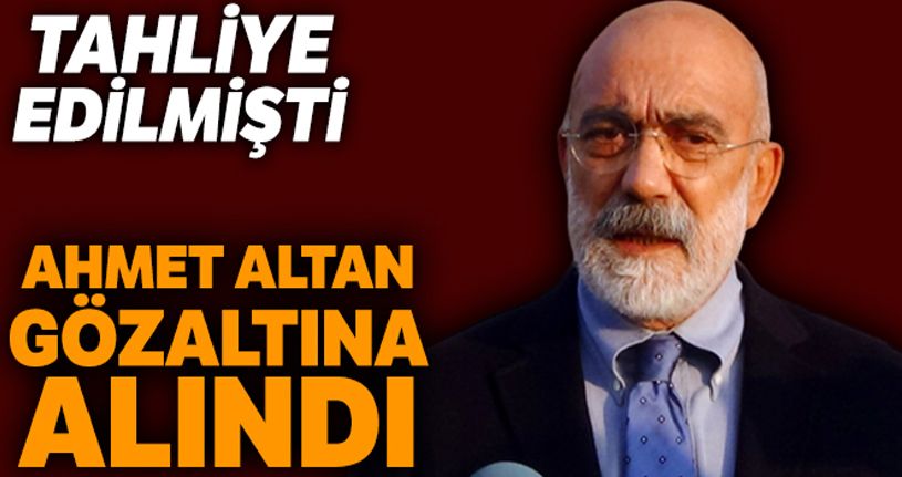 Ahmet Altan gözaltına alındı
