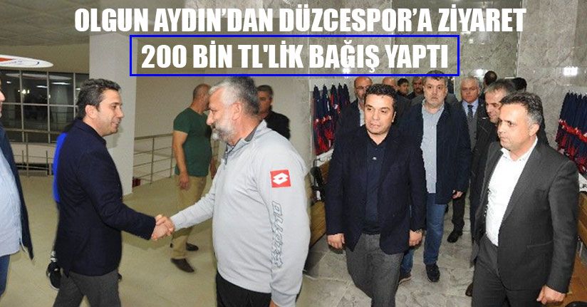 Aydın: Kapoğlu Çok Güzel Bir Ekip Kurmuş