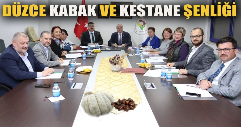 Düzce ikinci kabak ve kestane şenliği yapılıyor
