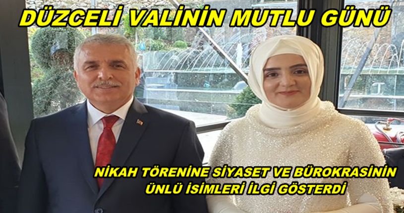 Vali Aziz Yıldırım Hayatını Güllühan Ün’le birleştirdi