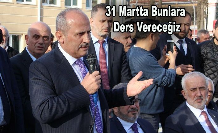 Bakan Turhan: “Bu millet zillet ittifakına pirim vermez”