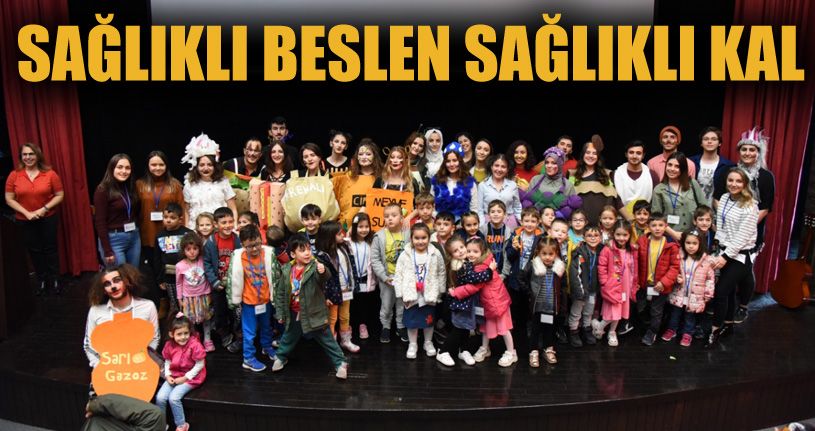 Miniklere sağlıklı beslenme anlatıldı