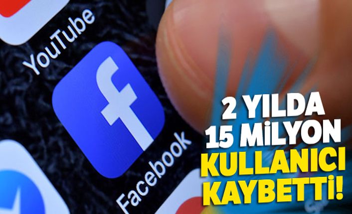 Facebook 2 yılda 15 milyon kullanıcı kaybetti