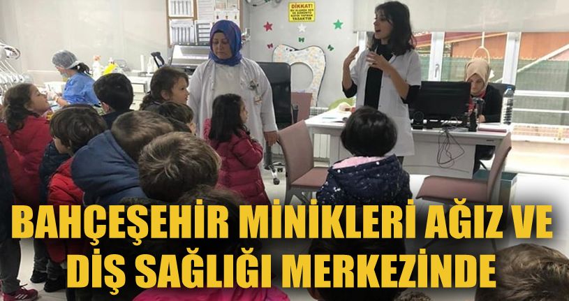 Minik öğrencilere ağız ve diş sağlının önemi anlatıldı