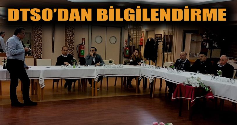 Brode Sanayicileri Bilgilendirildi