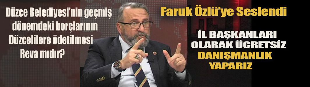 Birkan Mertol Düzce’nin Sorunlarını Konuştu
