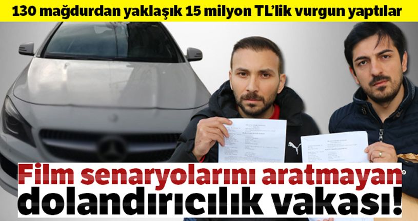 Araba dolandırıcılarının taktiği pes dedirtti