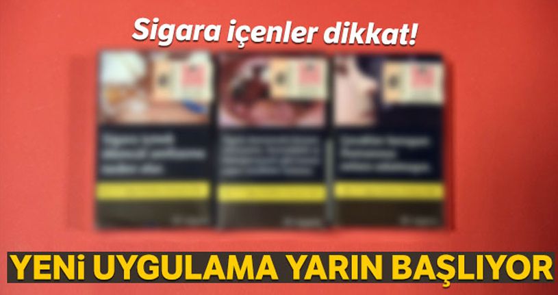 Tütün mamullerinde düz ve standart paket uygulaması başlıyor
