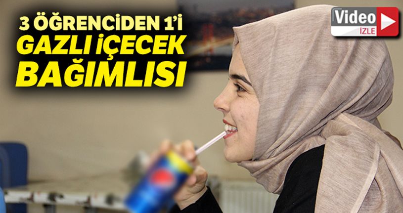 Her 3 öğrenciden 1'i gazlı içecek bağımlısı