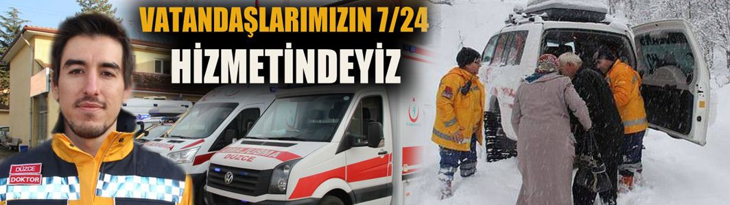 112 Acil Servis Kışa Hazır
