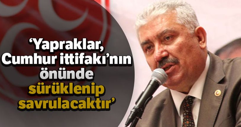 MHP'li Yalçın'dan yeni kurulan partilere tepki