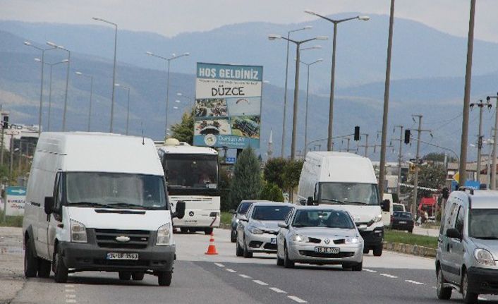 Düzce'de kayıtlı araç sayısı 111 bine yaklaştı