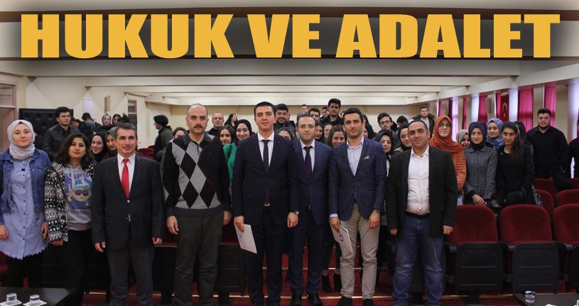 Akçakoca MYO’da hukuk ve adalet söyleşisi
