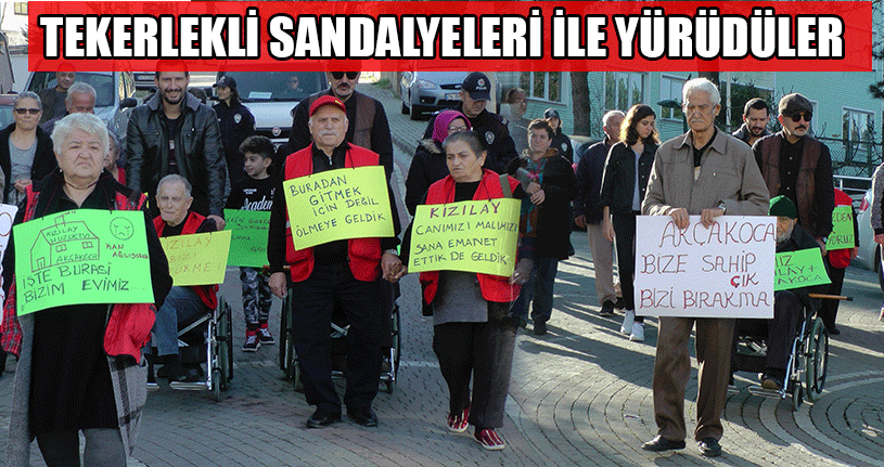 Binalarının Yıkılmaması İçin Yürüyüş Yaptılar