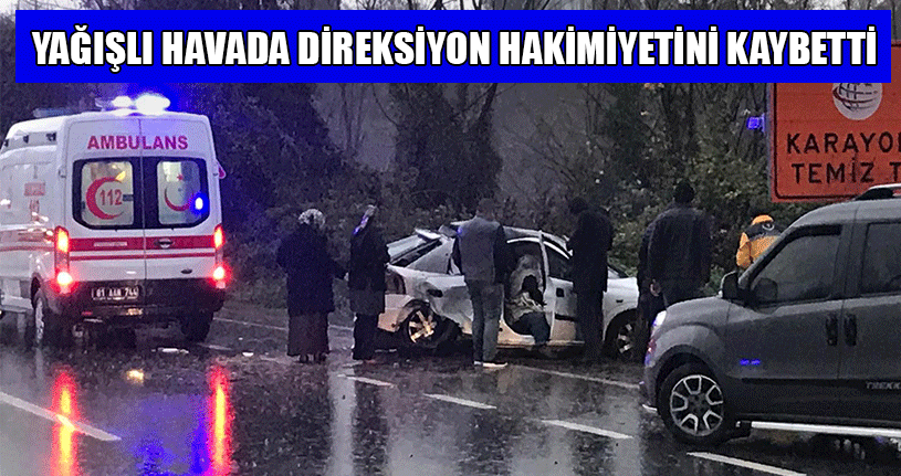 Kazada 2 Kişi Yaralandı