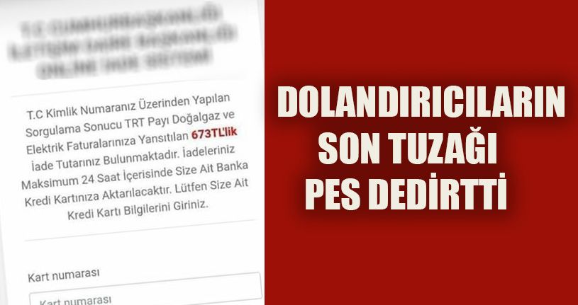 Dikkat! Dolandırıcılıkta sınır tanımıyorlar