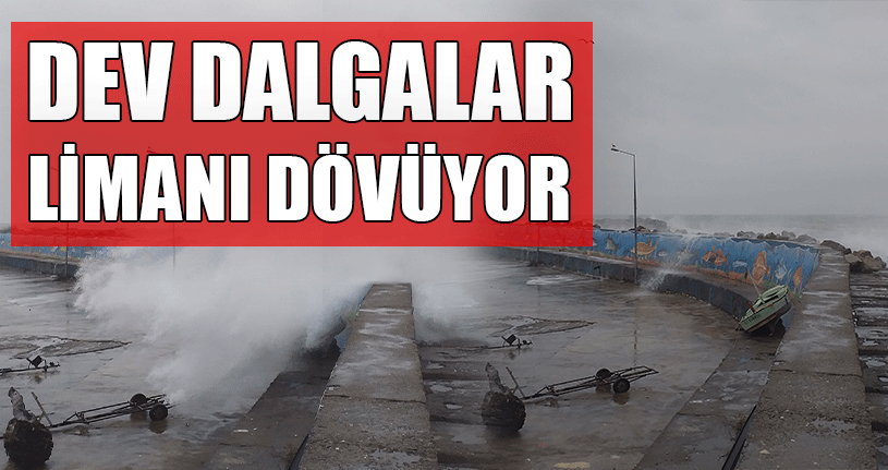 Karadeniz'de Dalga Boyu 7 Metreyi Buldu