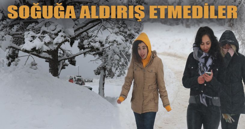 Abant’ta Kar Kalınlığı 1 Metreyi Buldu