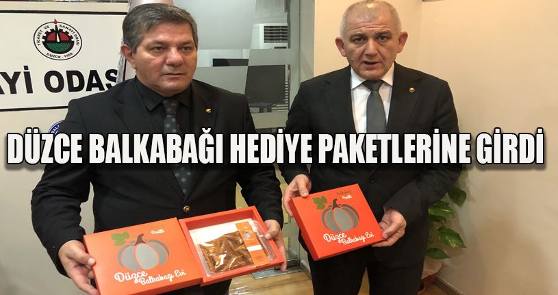 Balkabağı hediye paketlerine girdi
