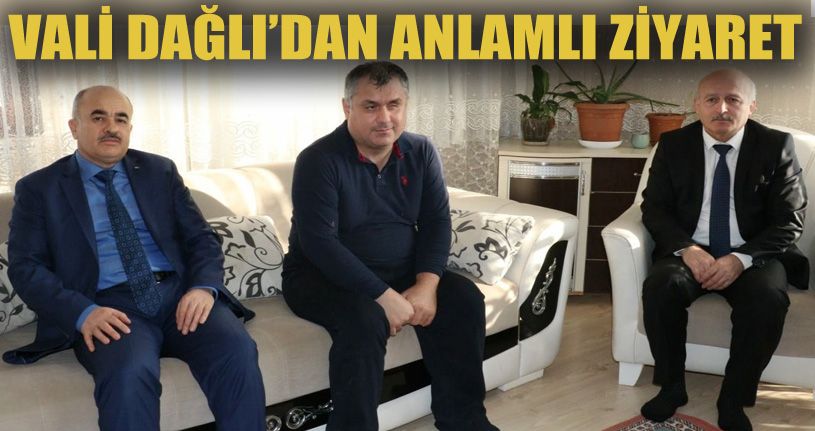 Vali Dağlı’dan anlamlı ziyaret