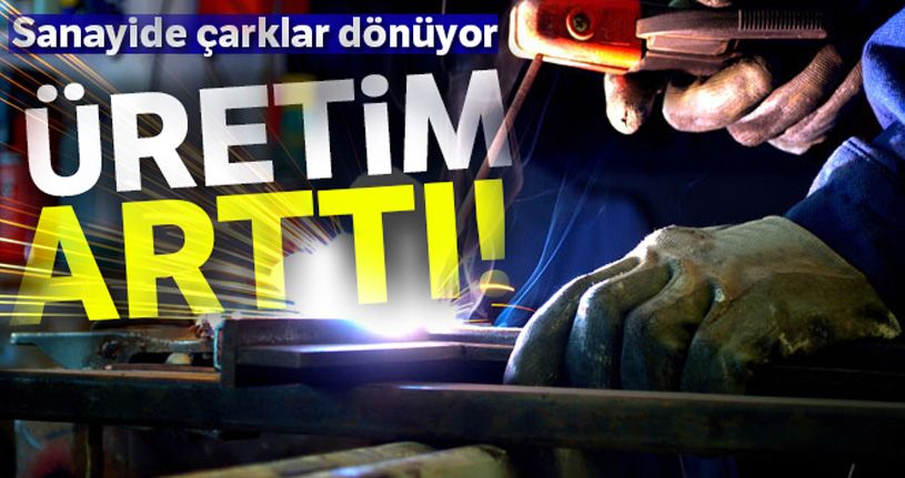 Sanayi üretimi yıllık yüzde 5,1 arttı