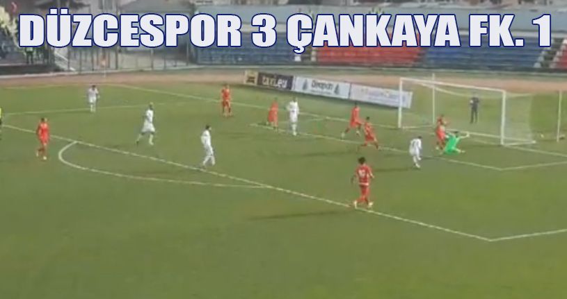 Düzcespor Evinde Galip Geldi