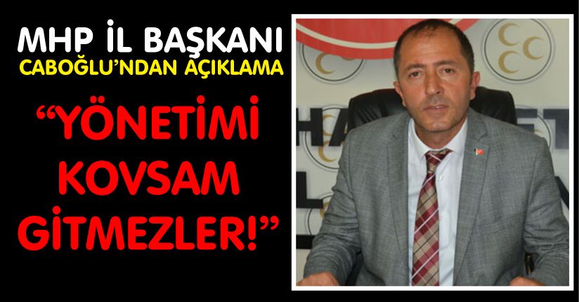 Caboğlu istifa dedikoduları hakkında konuştu