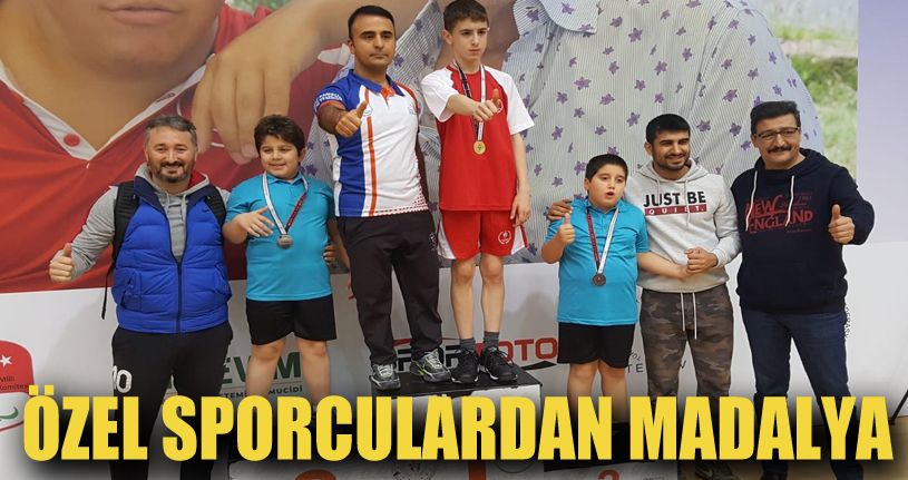 Özel sporculardan 2 madalya