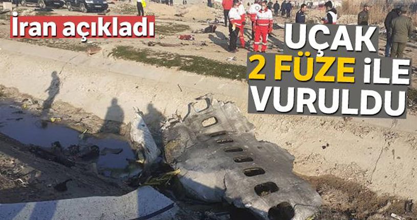 İran, düşürülen uçağın 2 füze ile vurulduğu açıkladı