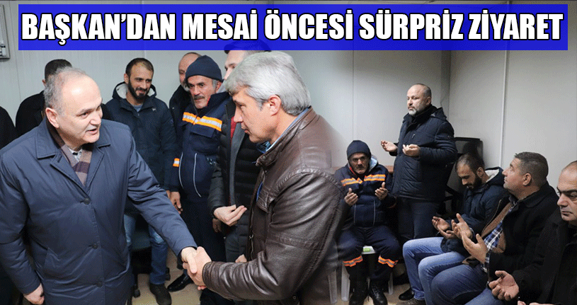 Başkan Özlü İşçilerle Bir Araya Geldi