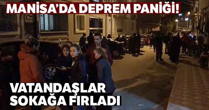 Manisa'daki deprem paniğe neden oldu