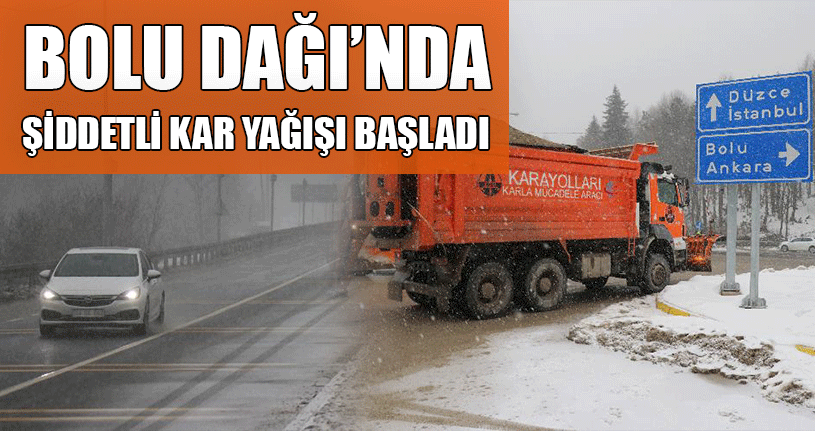Kar Yağışı Sürücülere Zor Anlar Yaşattı