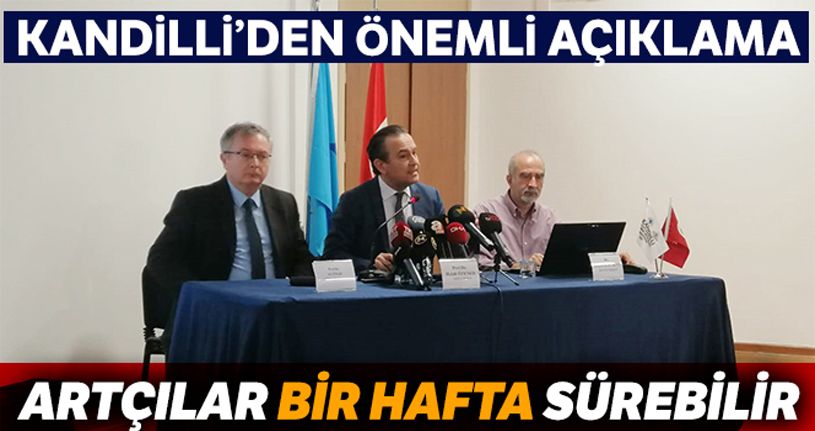 Elazığ'daki depremle ilgili Kandilli'den açıklama