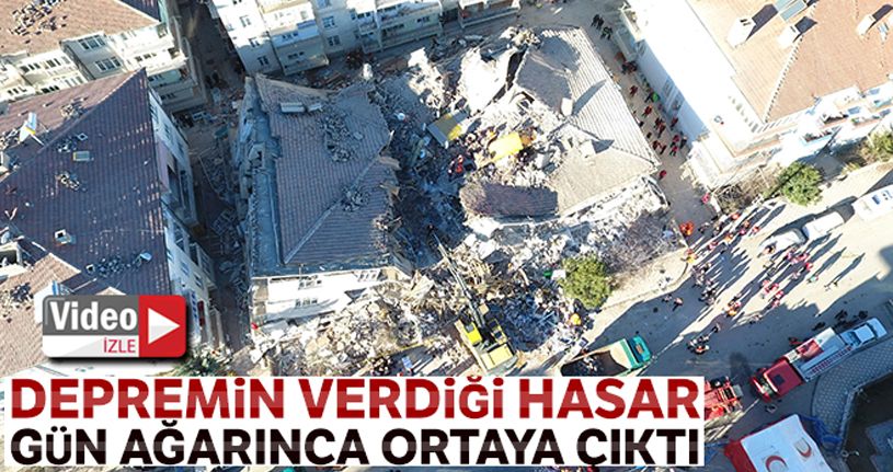 Elazığ'da depremin etkileri gün ağarınca ortaya çıktı