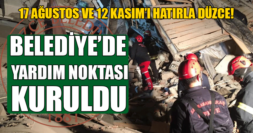 Belediye’den Deprem Bölgesine Yardım Eli