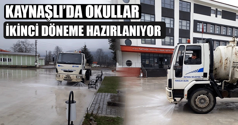 İlçe Genelinde Okullar Temizleniyor