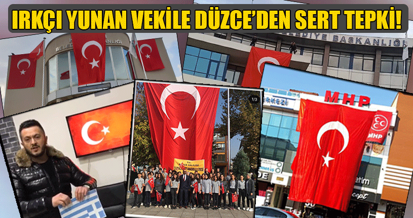 Irkçı Vekile Düzce’den Tepki Yağdı