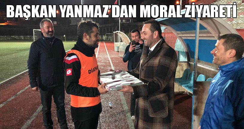 Başkan Yanmaz, Akçakocaspor antrenmanını izledi