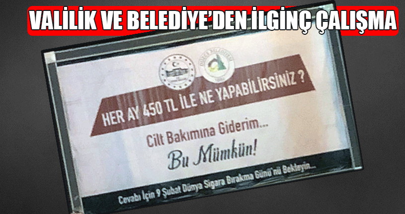 Düzce’de Billbordlar Şaşırttı