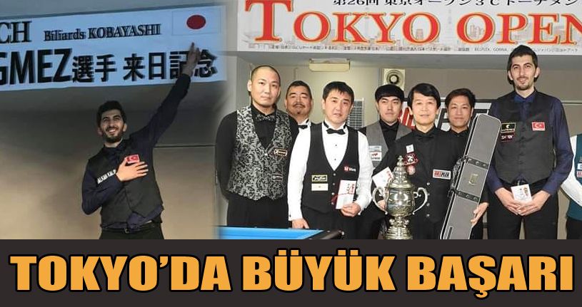 Düzceli Bilardocu Japonya’da 3. oldu