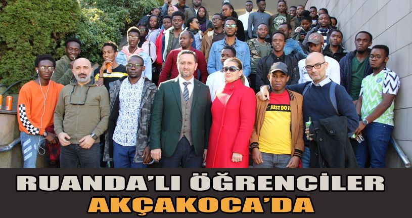 Ruandalı öğrenciler Akçakoca'da