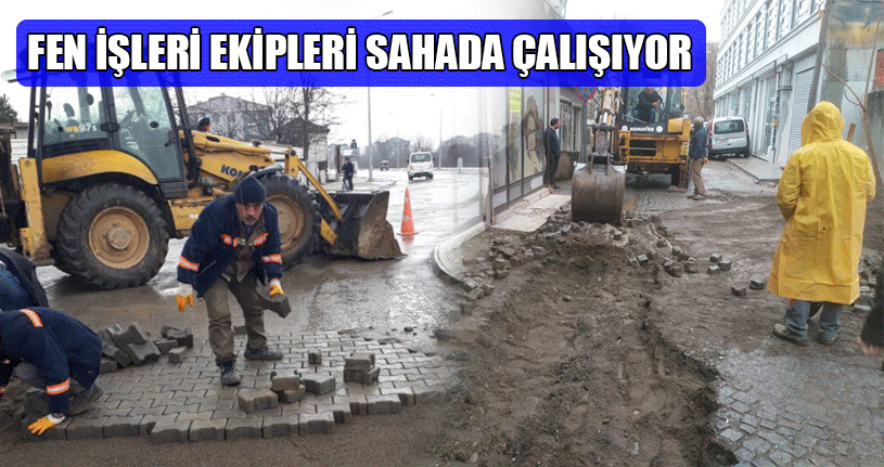 Onarım Çalışmalarına Devam Ediyor