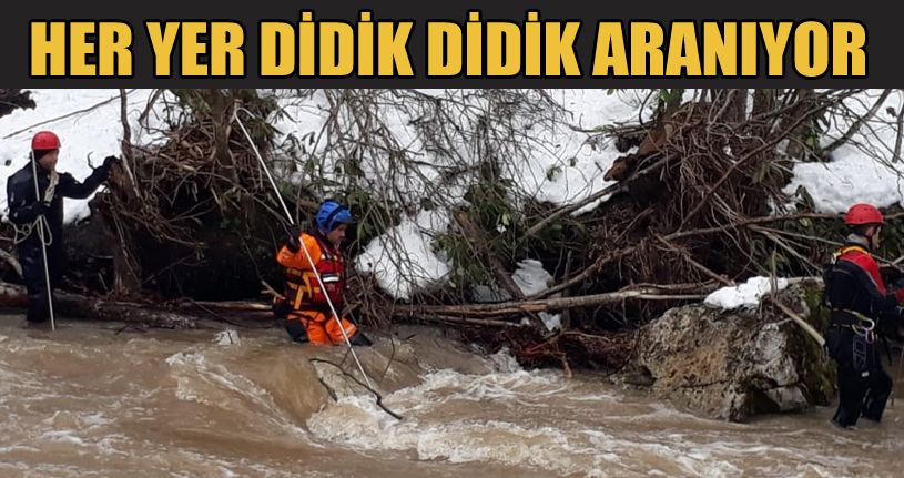 Kaybolan operatör için koordineli çalışılıyor