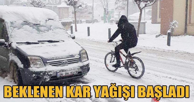 Beklenen Kar Yağışı Başladı