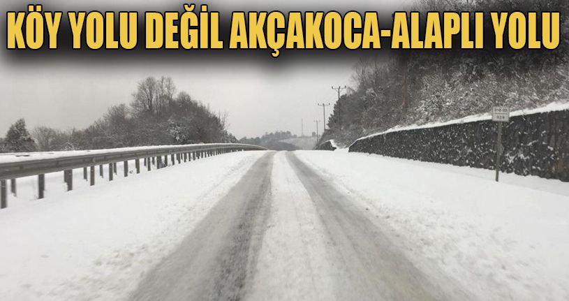 Akçakoca- Alaplı Yolunda Sürücülerden Karayollarına Tepki