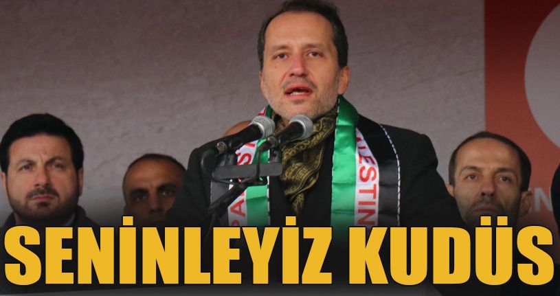 Sakarya’da ‘Seninleyiz Kudüs’ başlıklı miting gerçekleştirildi