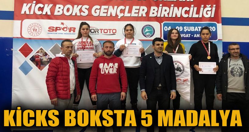 Kick boksta 5 madalya